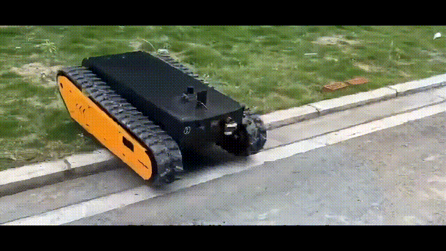 Smart Tracked Carrier Robot in action